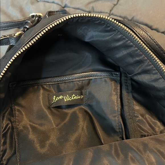 Victoria's Secret Black Chevron Backpack - Picture 4 of 14